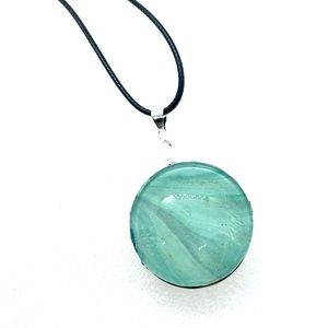 Statement Snap pendant with handmade 30mm snap SJ30 simple round StyleDot